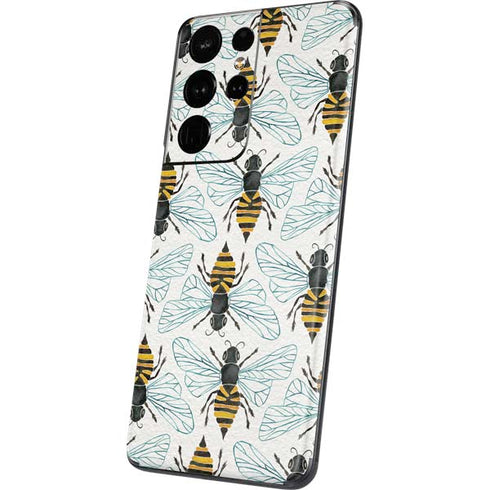 Cat Coq Honey Bee Galaxy S21 Ultra 5G Skin